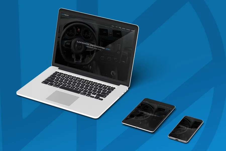 VWTECH: Website with Admin Panel & Packshots