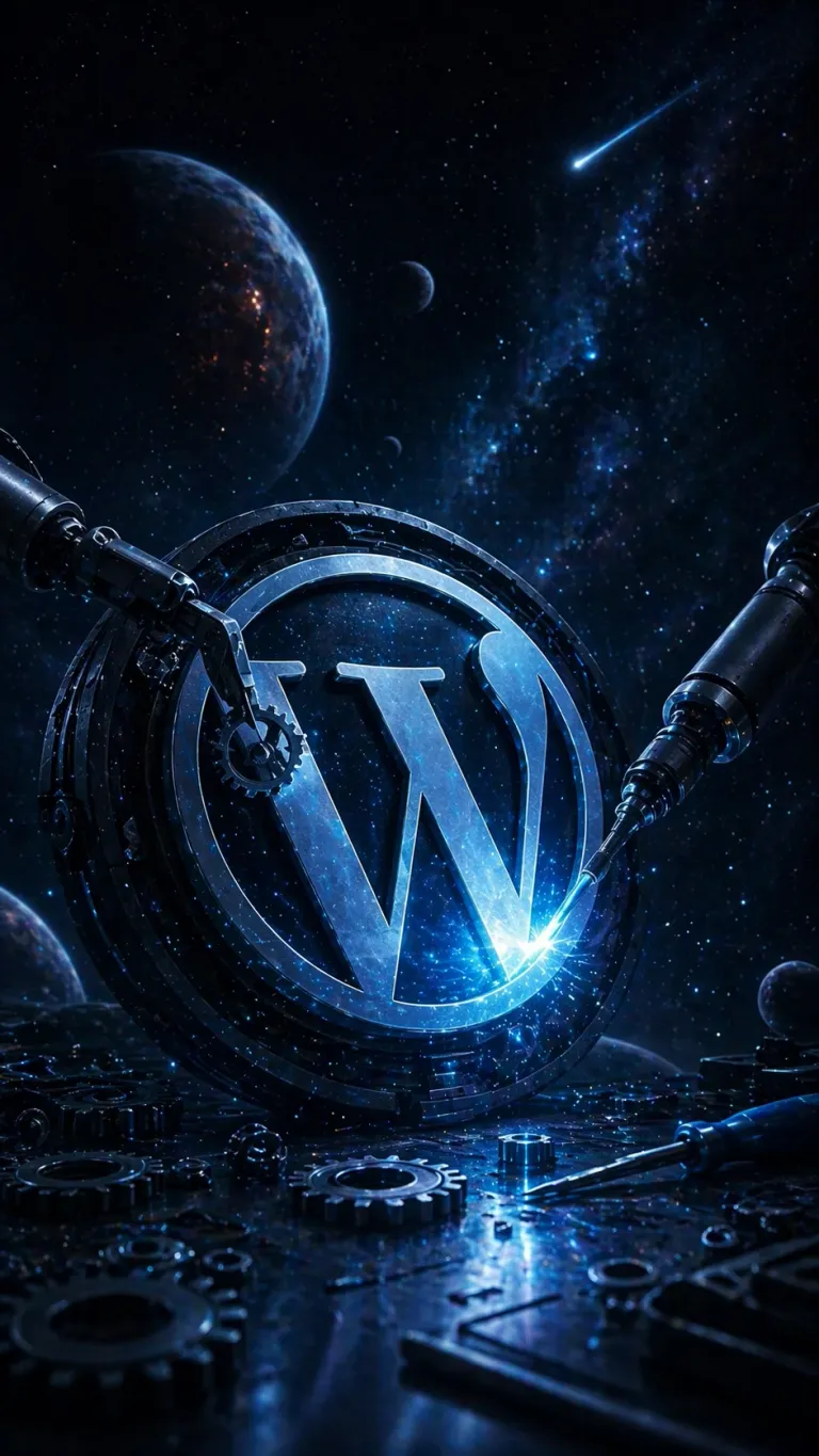WordPress repair process